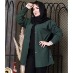 مانتو لینن بغل دکمه - مانتو پاتریس رشت
