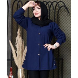 مانتو لینن بغل دکمه - مانتو پاتریس رشت