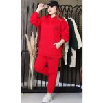 ست هودی شلوار دورس چاپی