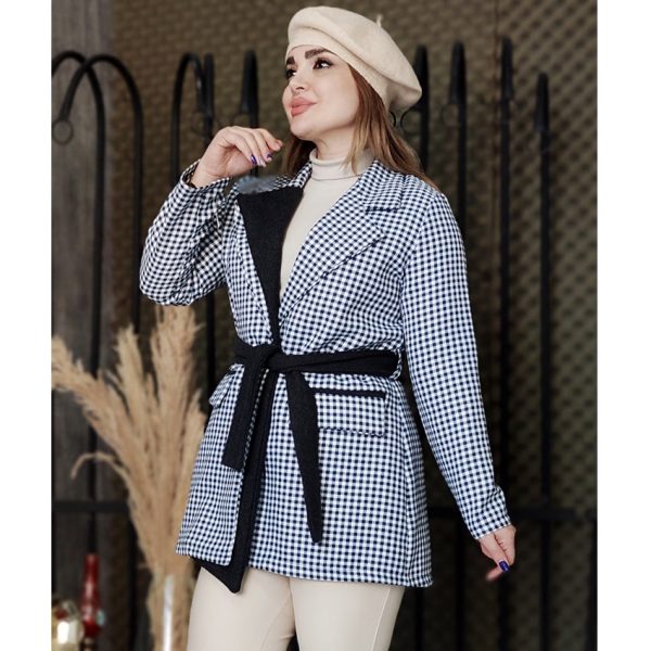 پالتو پیچازی یقه خز - مانتو پاتریس رشت