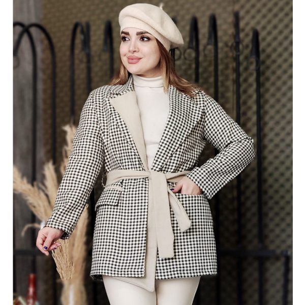 پالتو پیچازی یقه خز - مانتو پاتریس رشت