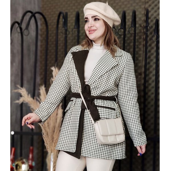 پالتو پیچازی یقه خز - مانتو پاتریس رشت