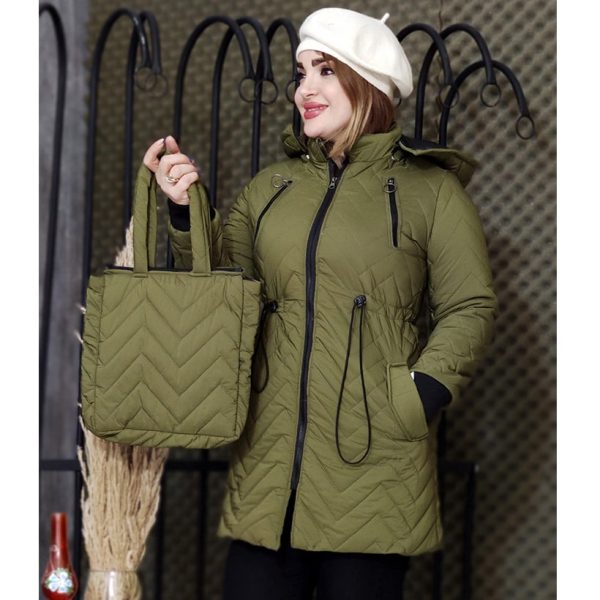 کاپشن امبردی کیف دار - مانتو پاتریس رشت