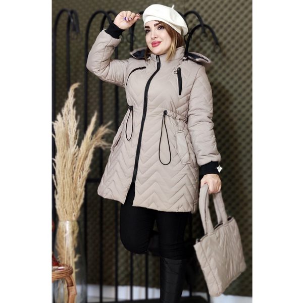 کاپشن امبردی کیف دار - مانتو پاتریس رشت