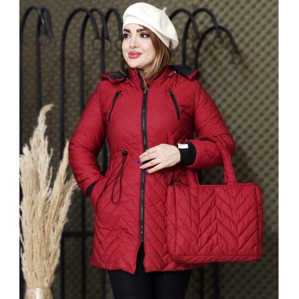 کاپشن امبردی کیف دار - مانتو پاتریس رشت