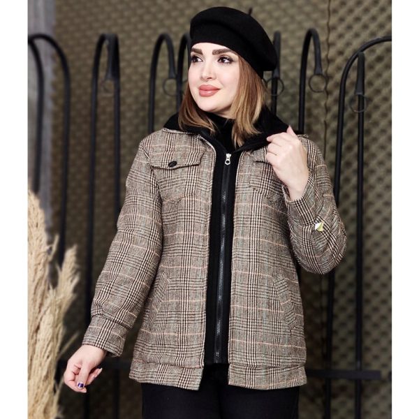 37800100-2-min سویشرت چهارخونه کلاهدار