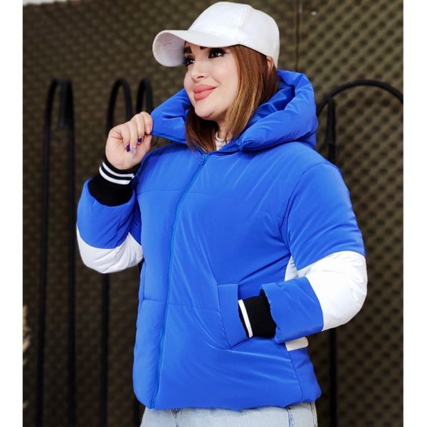 کاپشن نیم تنه دو رنگ - مانتو پاتریس رشت