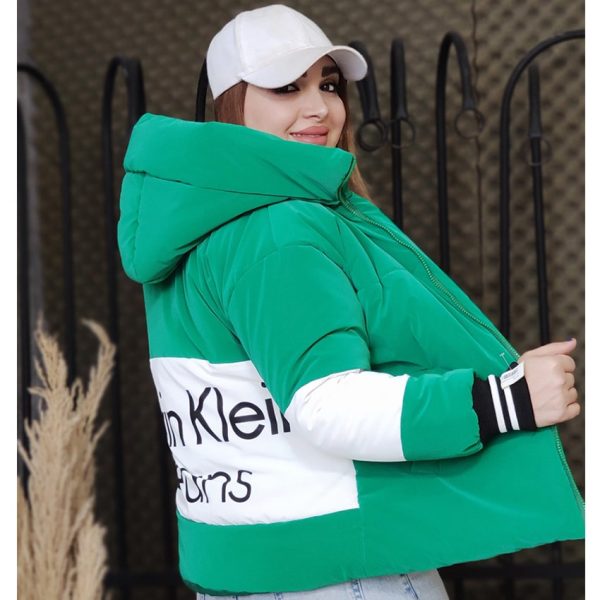 کاپشن نیم تنه دو رنگ - مانتو پاتریس رشت