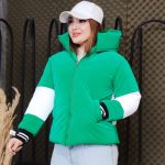 کاپشن نیم تنه دو رنگ - مانتو پاتریس رشت