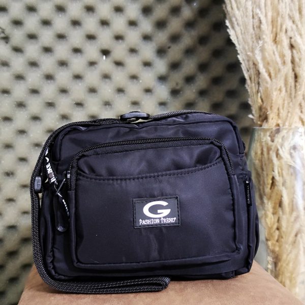 کیف دوشی دو زیپ برزنتی - مانتو پاتریس رشت