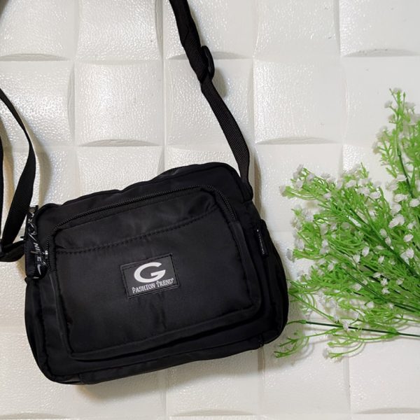 کیف دوشی دو زیپ برزنتی - مانتو پاتریس رشت