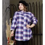 مانتو موهر پانچ چهارخونه - مانتو پاتریس رشت