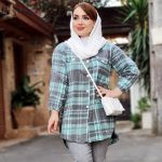 مانتو چهارخونه موهر - مانتو پاتریس رشت