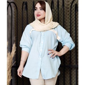 مانتو لینن نوار ریش ریش