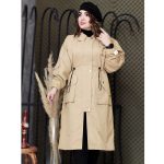 بارانی کتان زارا بلند - مانتو پاتریس رشت