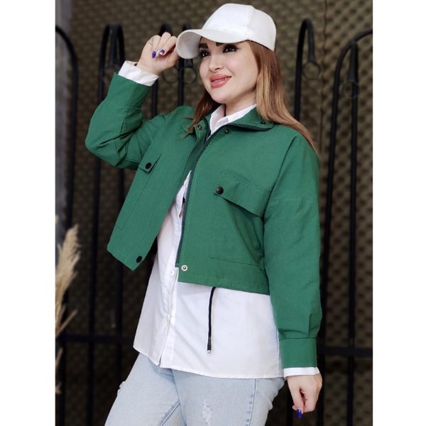 کت کراپ کتان - مانتو پاتریس رشت