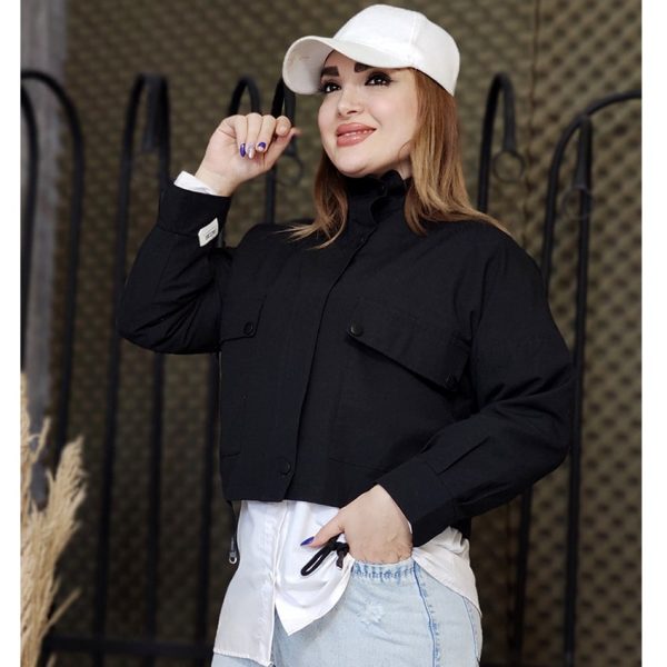 کت کراپ کتان - مانتو پاتریس رشت