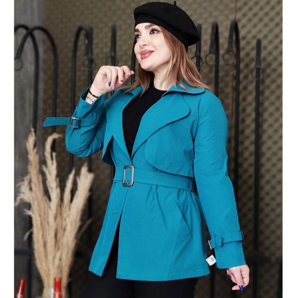 4130018-04-min بارانی کوتاه دو ژیله - مانتو پاتریس رشت