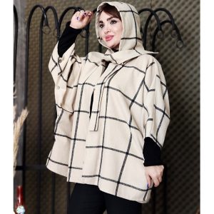 پالتو پانچ چهارخونه - مانتو پاتریس رشت