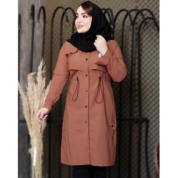 بارانی بلند تی سی اداری - مانتو پاتریس رشت