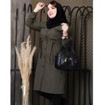 بارانی بلند تی سی اداری - مانتو پاتریس رشت