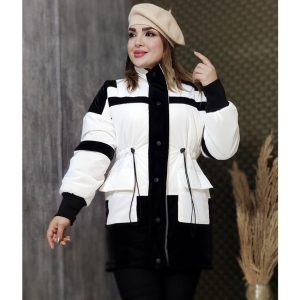 کاپشن سیلیکونی دو رنگ - مانتو پاتریس رشت
