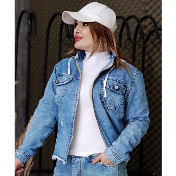 کت جین کلاه دار - مانتو پاتریس رشت