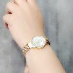 ساعت مچی استیل طلایی-