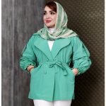 مانتو داکرون یقه انگلیسی - مانتو پاتریس رشت