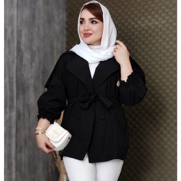 مانتو داکرون یقه انگلیسی - مانتو پاتریس رشت