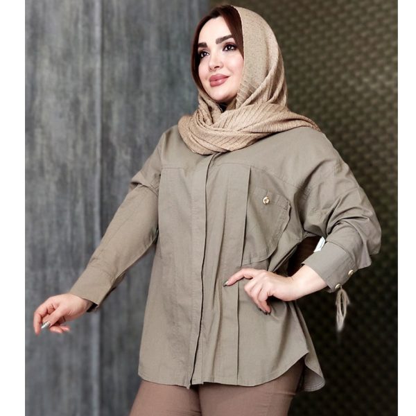 23000155-1-min مانتو داکرون دو جیب - مانتو پاتریس رشت