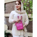 مانتو پیراهنی لینن گلدوزی - مانتو پاتریس رشت