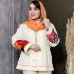 مانتو یقه هفت کوک دوزی - مانتو پاتریس رشت