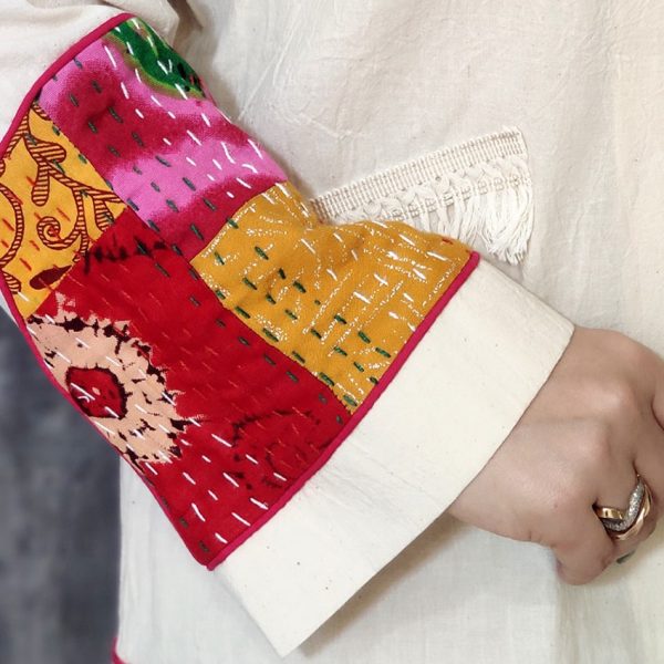 مانتو یقه هفت کوک دوزی - مانتو پاتریس رشت