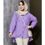 مانتو داکرون جیب گلدوزی - مانتو پاتریس رشت