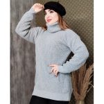 تونیک بافت یقه شل - مانتو پاتریس رشت