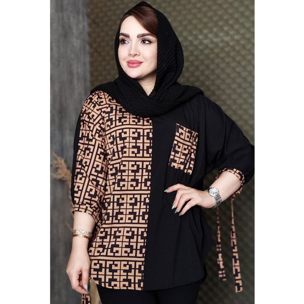 شومیز بوگاتی طرحدار - مانتو پاتریس رشت