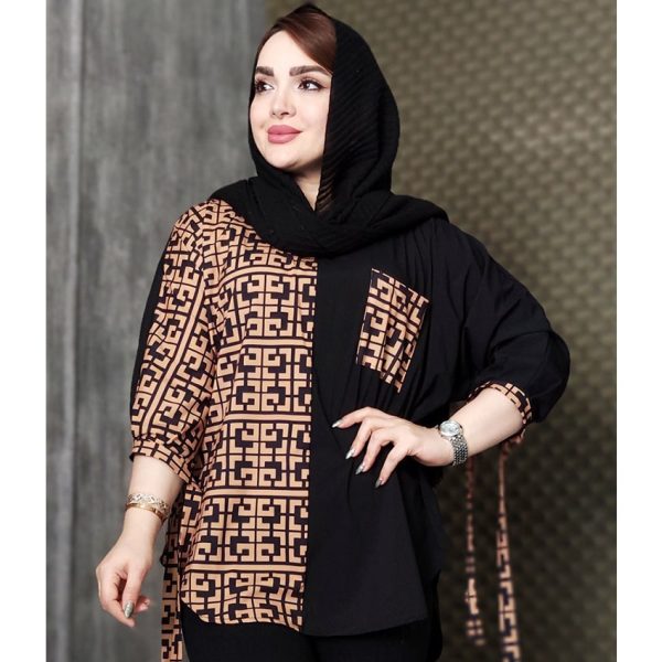 شومیز بوگاتی طرحدار - مانتو پاتریس رشت