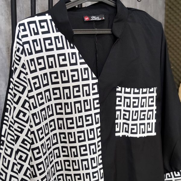 شومیز بوگاتی طرحدار - مانتو پاتریس رشت