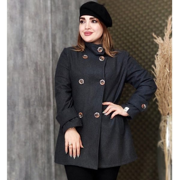 پالتو فوتر 6 دکمه - مانتو پاتریس رشت