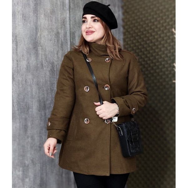 پالتو فوتر 6 دکمه - مانتو پاتریس رشت