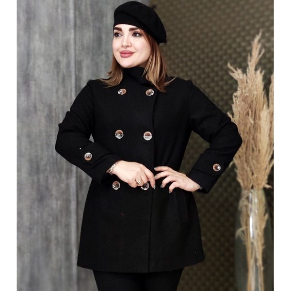 پالتو فوتر 6 دکمه - مانتو پاتریس رشت