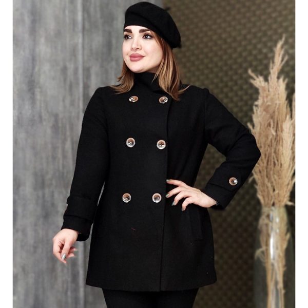 پالتو فوتر 6 دکمه - مانتو پاتریس رشت