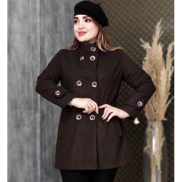پالتو فوتر 6 دکمه - مانتو پاتریس رشت