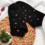 جوراب مچی گل صورتی - مانتو پاتریس رشت