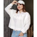 کت سفید داکرون - مانتو پاتریس رشت