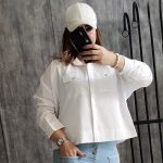 کت سفید داکرون - مانتو پاتریس رشت