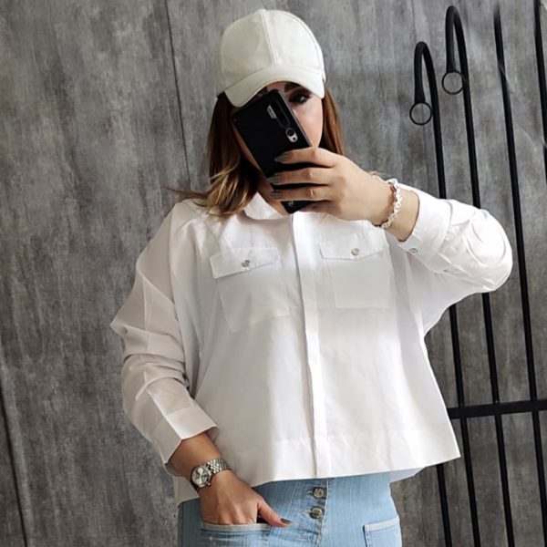 کت سفید داکرون - مانتو پاتریس رشت