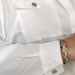 کت سفید داکرون - مانتو پاتریس رشت