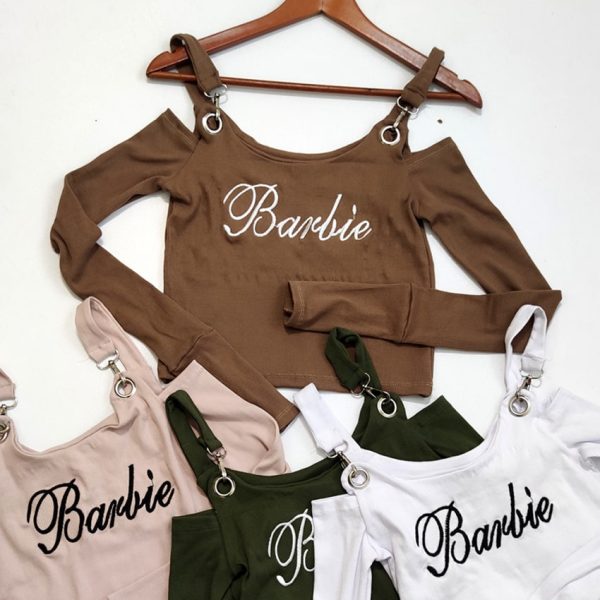 بلوز کراپ فانریپ باربی - مانتو پاتریس رشت